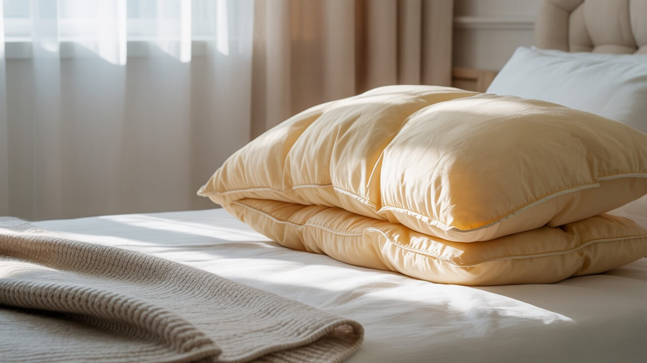 Perna din puf de rață – De ce să alegi o pernă cu pene hipoalergenică pentru somnul tău