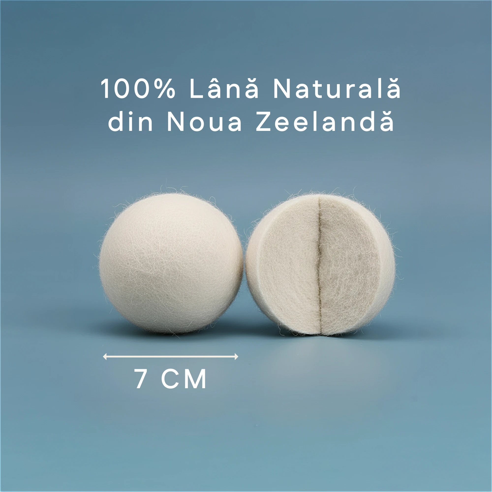 Set de 6 Mingi din Lână pentru Uscător