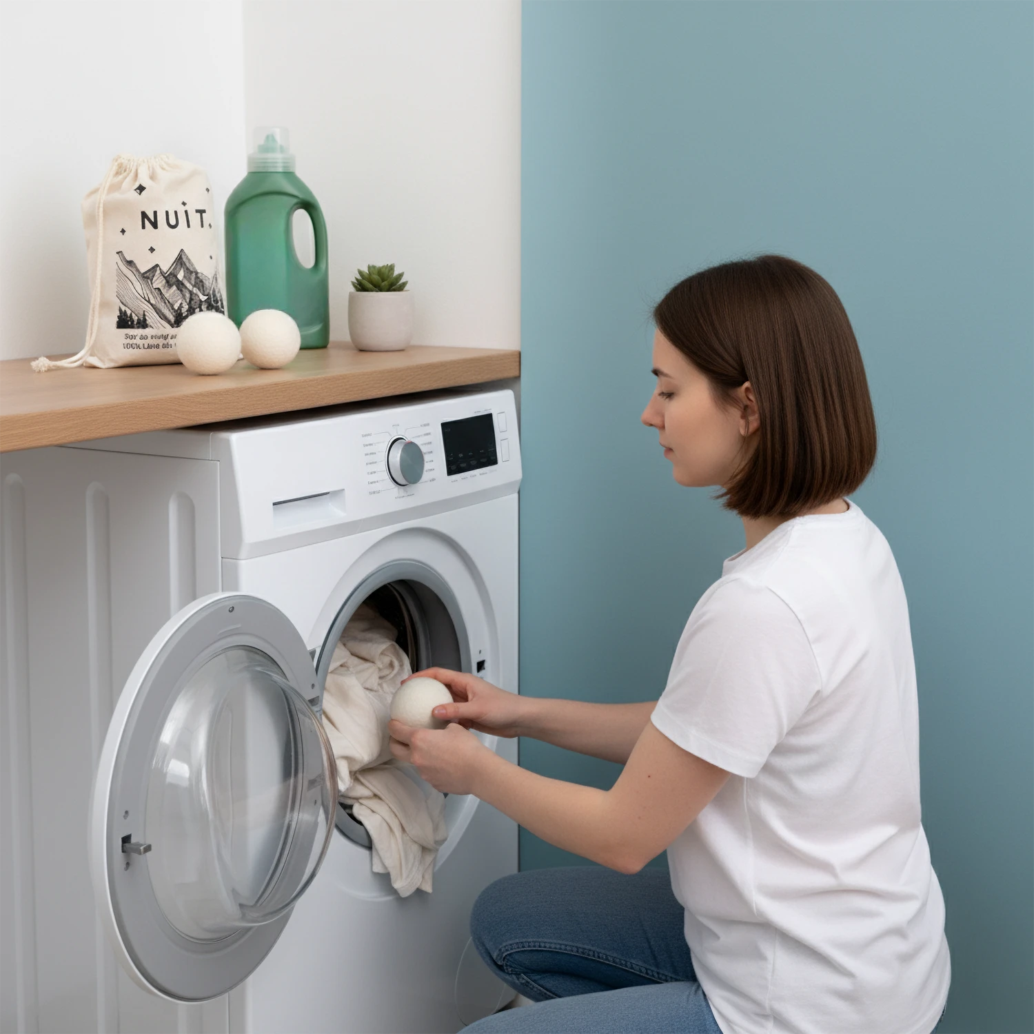 Set de 6 Mingi din Lână pentru Uscător