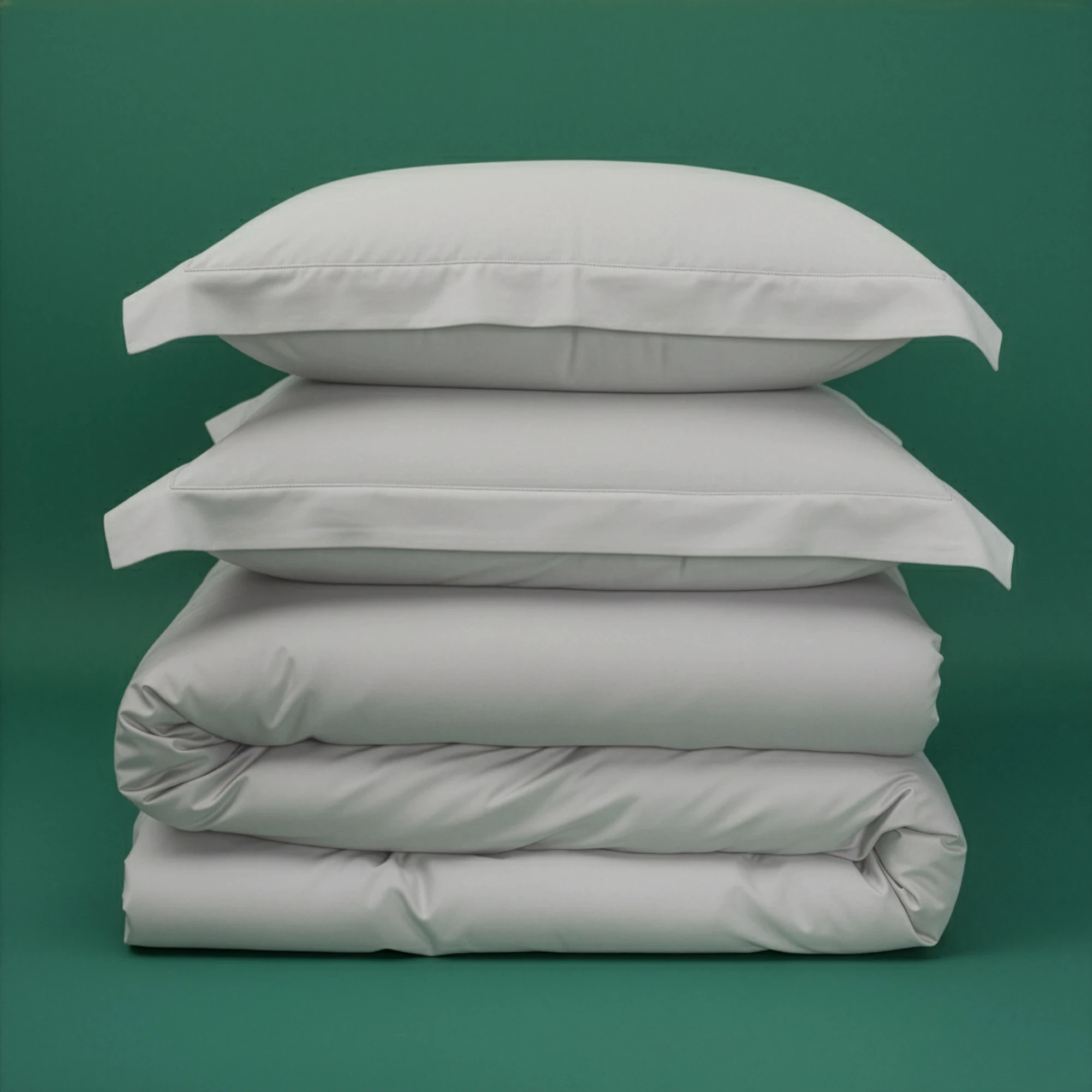 Set Gri Lyocell 2 persoane – 2 Fete de Perna + Plic de Pilota