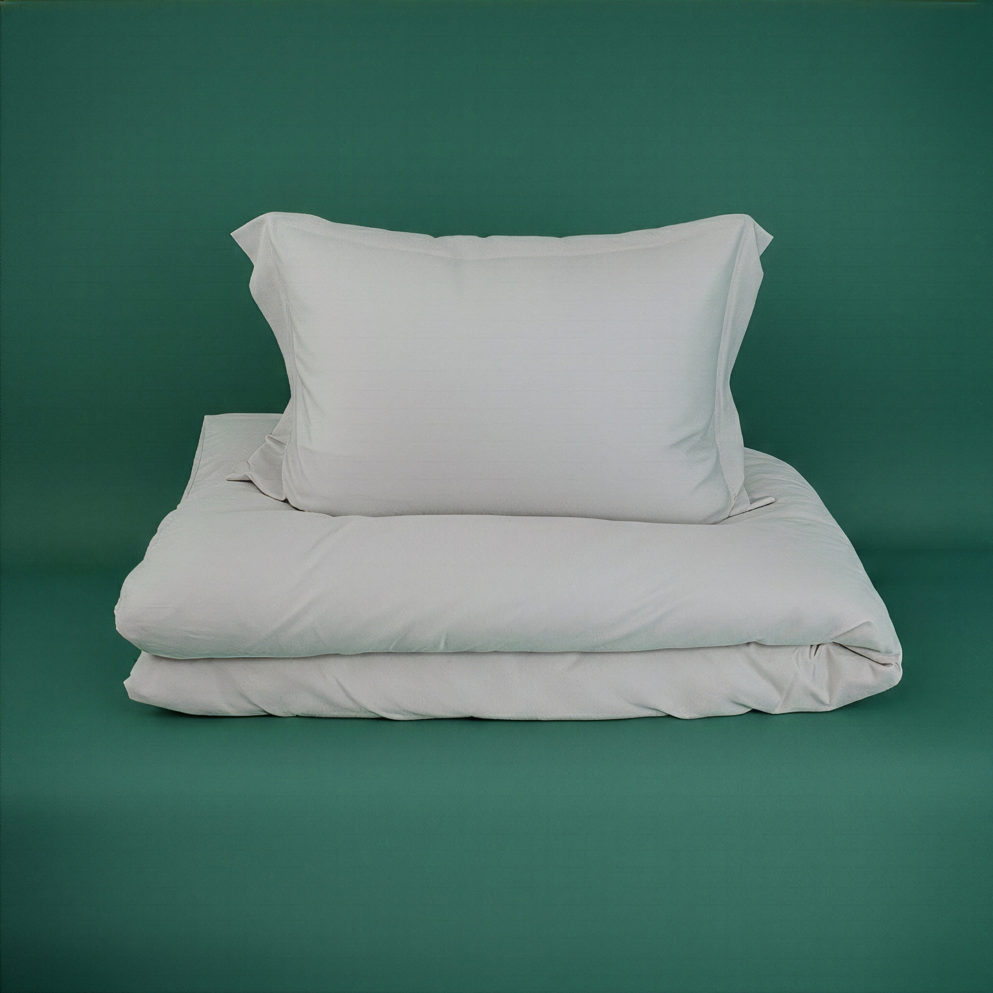 Set Gri Lyocell 1 persoana – Fata de Perna + Plic de Pilota