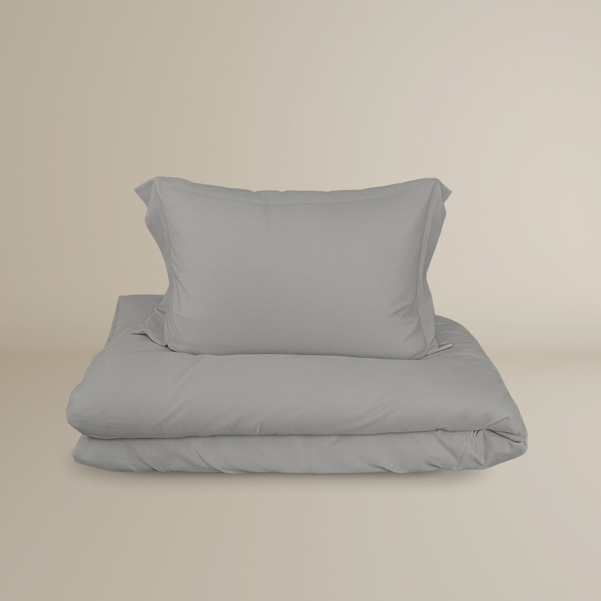 Set Gri Lyocell 1 persoana – Fata de Perna + Plic de Pilota