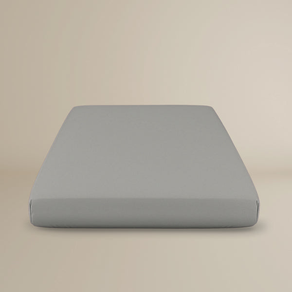 Cearsaf de pat cu elastic Lyocell culoare gri