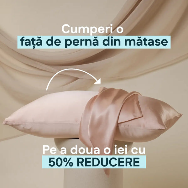 Față de Pernă din Mătase 1 + 50%
