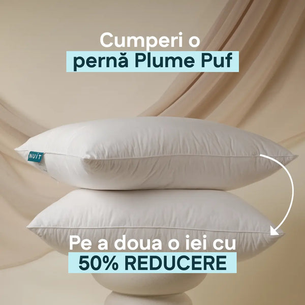 Pernă Plume Puf 1 + 50%