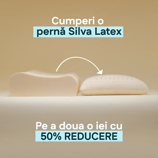 Pernă Silva Latex 1 + 50%