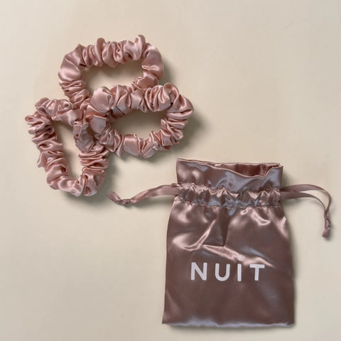 Set 3 elastice de păr din Mătase Mulberry