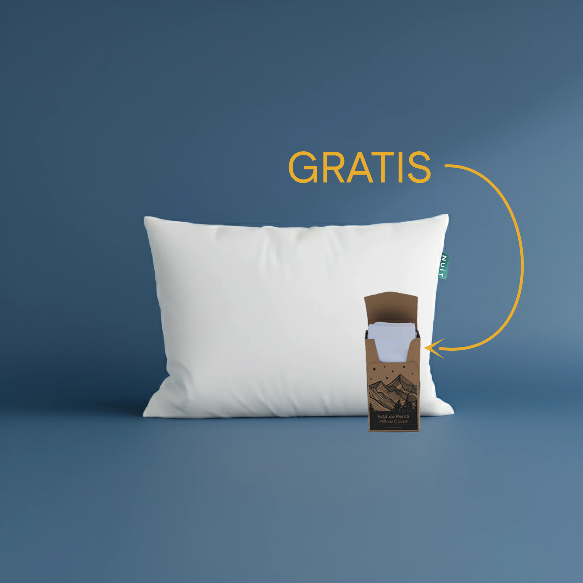 Perna de Puf  + Fata de Perna din Bumbac