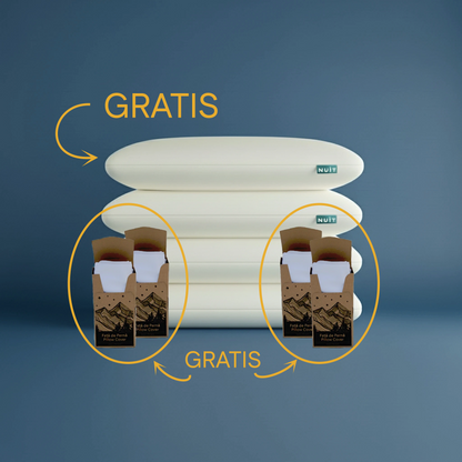 Pernă Latex 3 + 1 + 4 Fete de Perna Bumbac