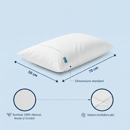 Față de Pernă Bumbac Satinat