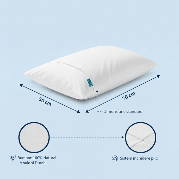 Față de Pernă Bumbac Satinat