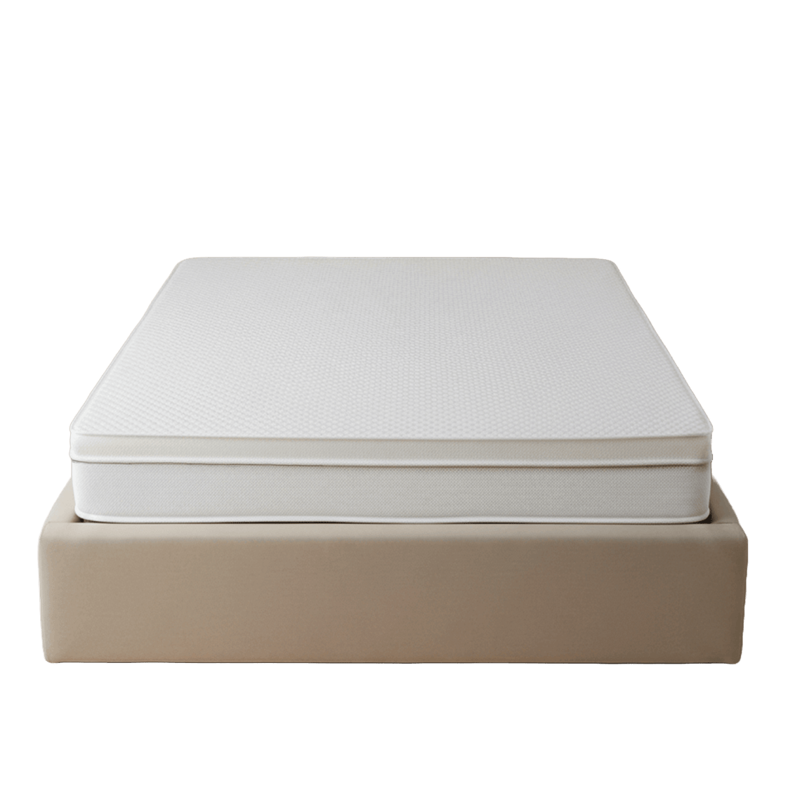 Cross-section of a 3-layer pillow